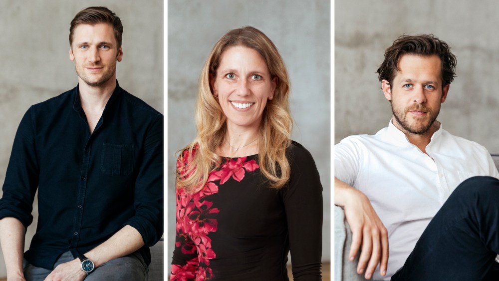 Zalando executives David Schneider, Sandra Dembeck, Robert Gentz