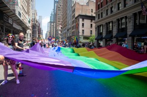 Marchers during the parade day