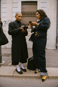 Street style at Milan Fashion Week Spring 2025