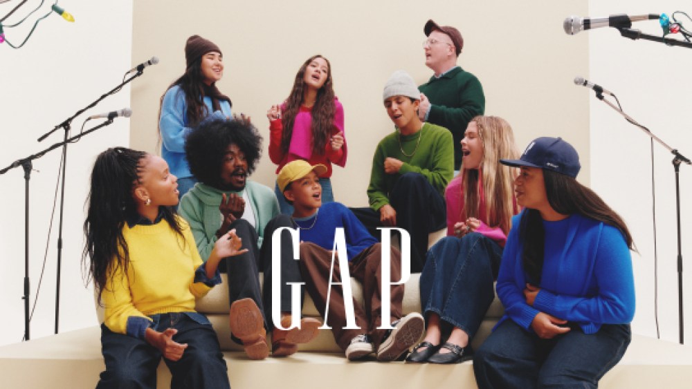 Gap holiday campaign featuring music creators.