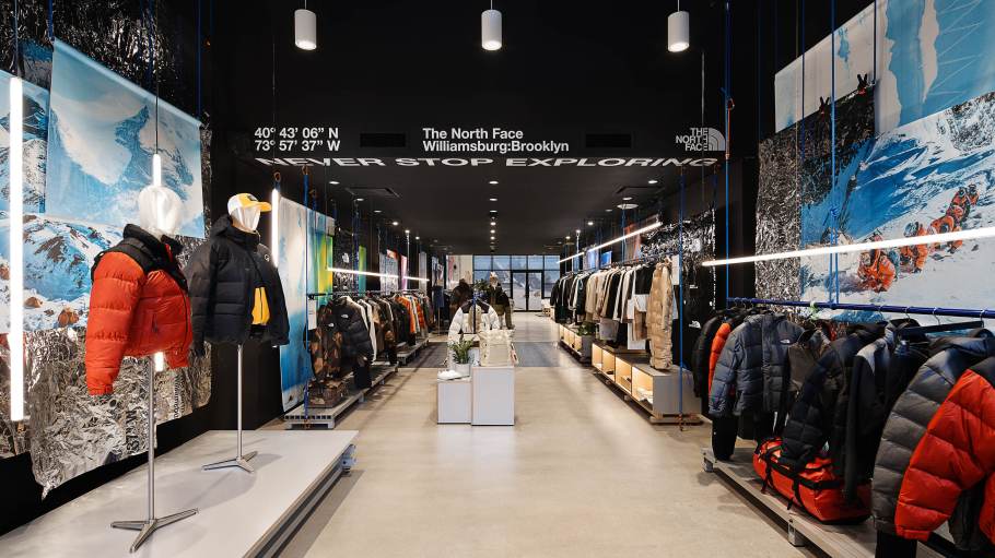 The North Face in Williamsburg, Brooklyn.