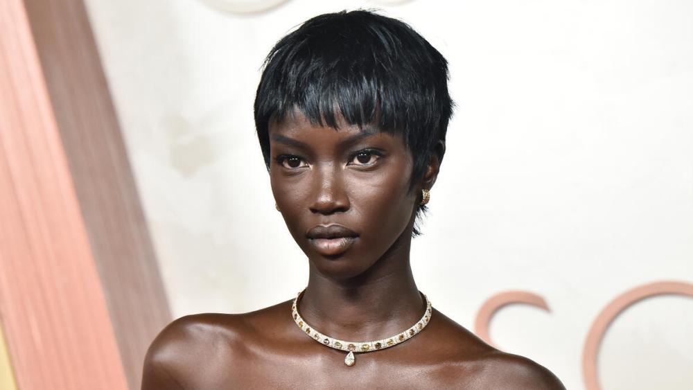 Anok Yai at the 97th Oscars held at the Dolby Theatre on March 2, 2025 in Hollywood, California.