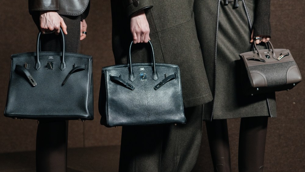 Backstage at Hermès Fall 2025 Ready-to-Wear Collection at Paris Fashion Week