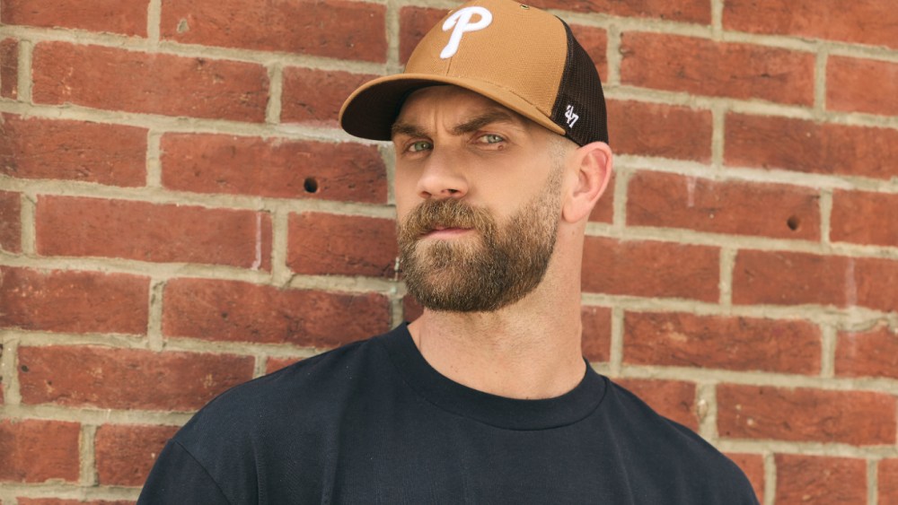 Bryce Harper in '47's Carhartt hat.