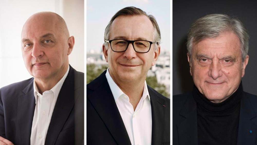 Pascal Morand, Bruno Pavlovsky and Sidney Toledano