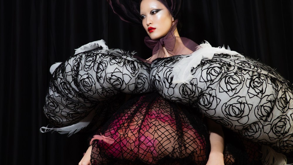 Backstage at the Viktor & Rolf