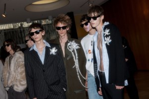 Backstage at David Koma Spring 2026 Collection