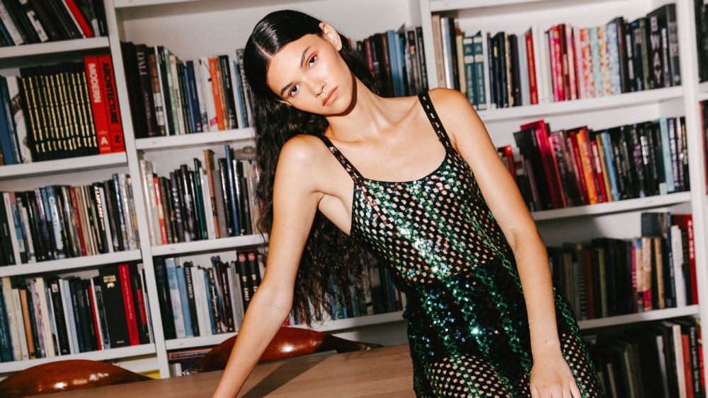 A look from the DVF x Henry Zankov collection.