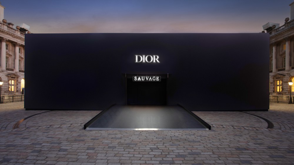 Dior's Sauvage pop-up in London.