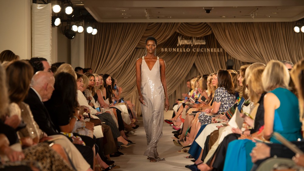 The Brunello Cucinelli fashion show at Neiman Marcus in Dallas.
