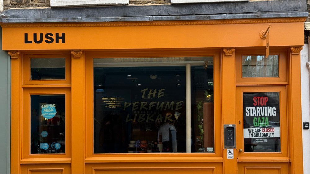 A closed Lush store in London on September 3, 2025