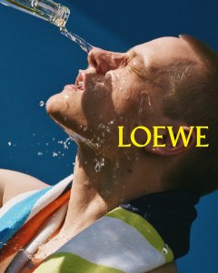 Lewis Gribben in the Loewe teaser campaign.