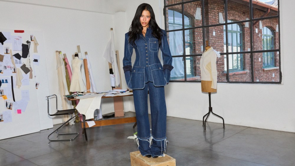 Designer Sami Miró donning a look from her &Co.llaboration capsule collection with Max&Co.