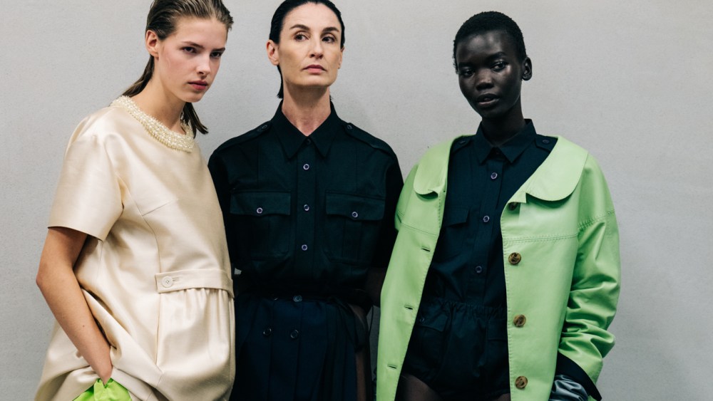 Backstage at Prada Spring 2026 Ready-to-Wear Collection at Milan Fashion Week