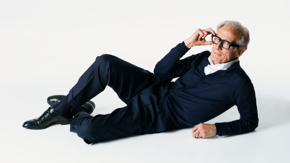 Bil Nighy for John Smedley photographed by Charlie Gray