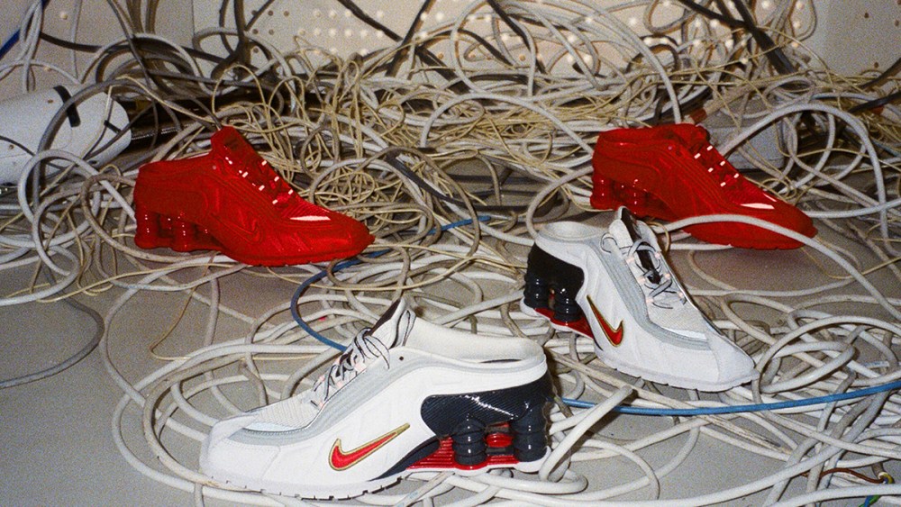 Nike, Martine Rose, Shox MR4, mule, sneaker, collaboration