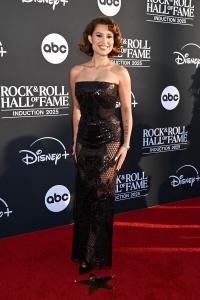 Raye at 2025 Rock & Roll Hall of Fame Induction Ceremony at Peacock Theater on November 08, 2025 in Los Angeles, California.