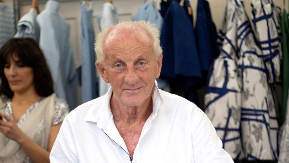 Paul Costelloe in September 2021 during London Fashion Week.
