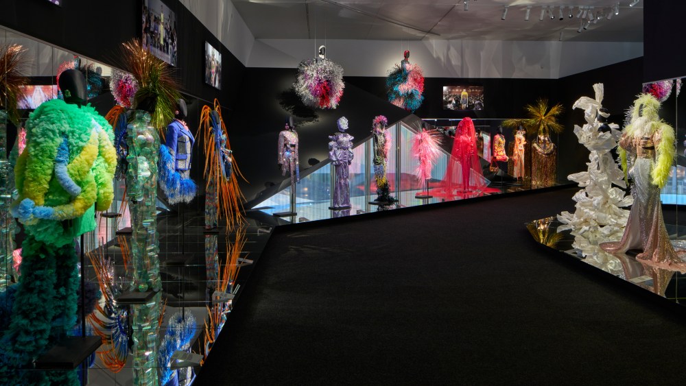 A view of Kevin Germanier's exhibtion at the Mudac Museum in Switzerland.