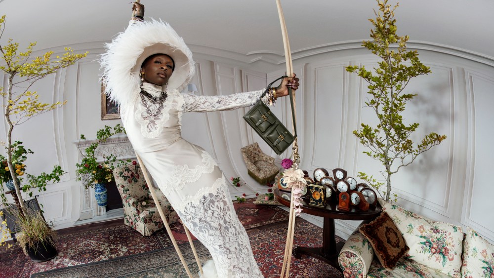 Mulberry campaign featuring Cynthia Erivo