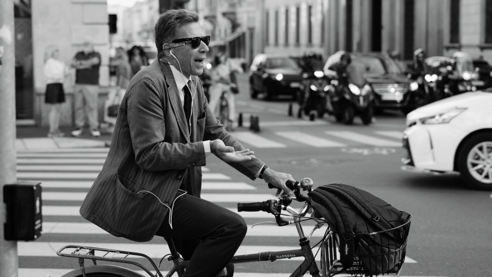 A picture from the coffee table book "Milano" by The Sartorialist's Scott Schuman published by Taschen.