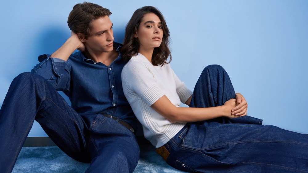 Looks from the Dondup's denim capsule.