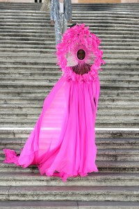 Valentino fall 2022 couture runway show, Paris.