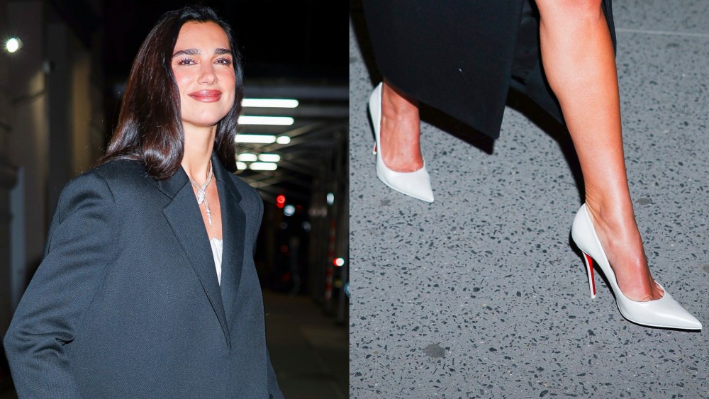 Dua Lipa seen in NoMad on Wednesday in New York City.