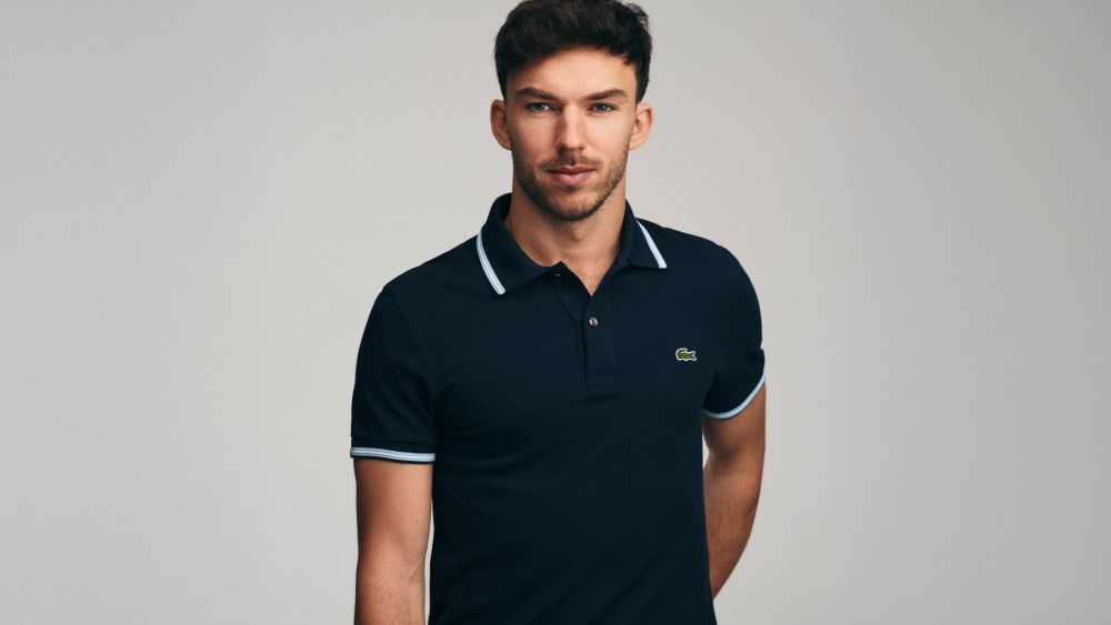 Pierre Gasly Lacoste ambassador