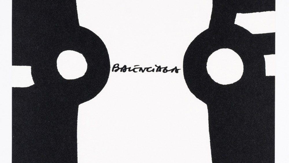 Balenciaga is showcasing artworks by Eduardo Chillida in its Milan flagship store.