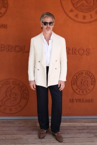PARIS, FRANCE - JUNE 01: Chris Pine attends Day Nine of the 2026 French Open on June 01, 2026 in Paris, France. (Photo by Pierre Suu/WireImage)