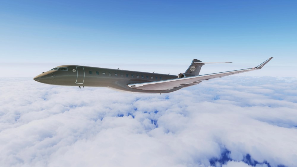 Bombardier and Elie Saab's couture aviation' collaboration.