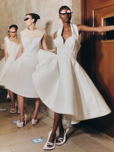 Backstage at the Marc Jacobs Fall 2024 at the New York Public Library on July 1, 2024 in New York, New York. (Photo by Kelly Taub/WWD via Getty Images)