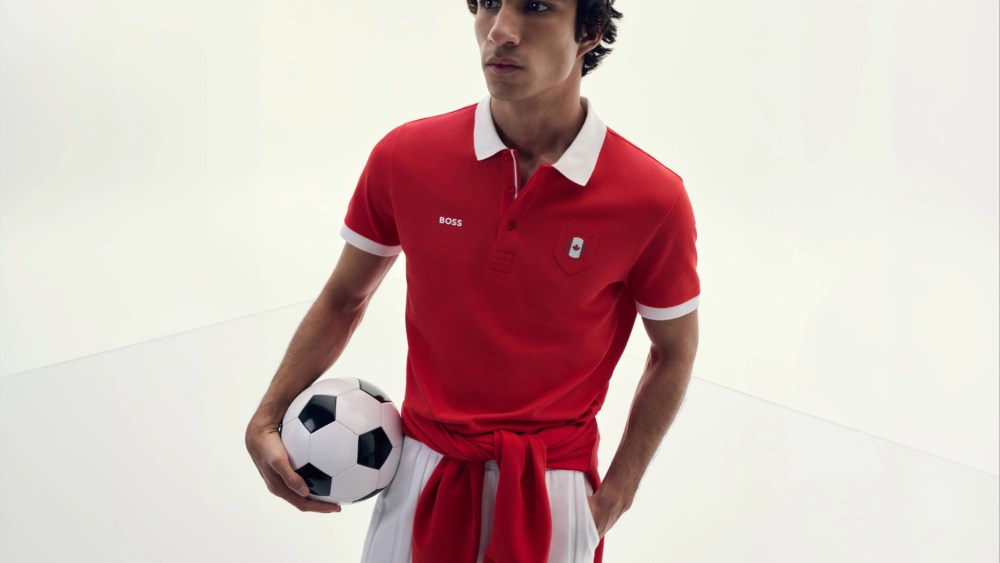 A look from the Boss World Cup-themed collection.