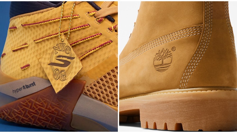 Skechers shoes and Timberland boots
