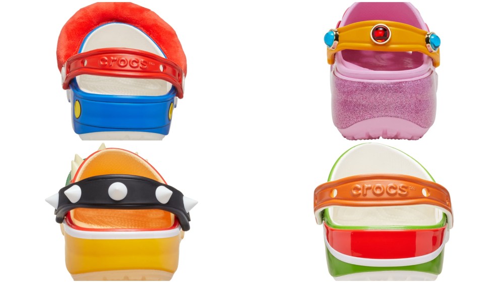 Super Mario Crocs shoes